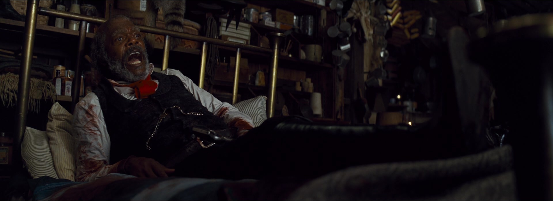 The Hateful Eight (2015), wide, 2.74:1 — film still