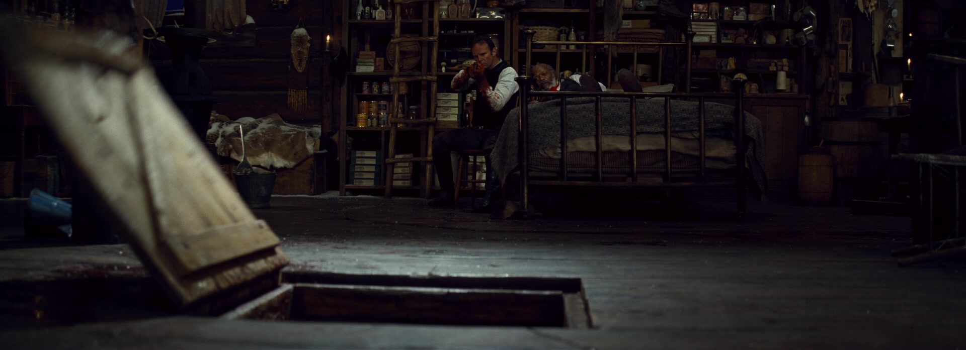 The Hateful Eight (2015), wide, 2.76:1 — film still
