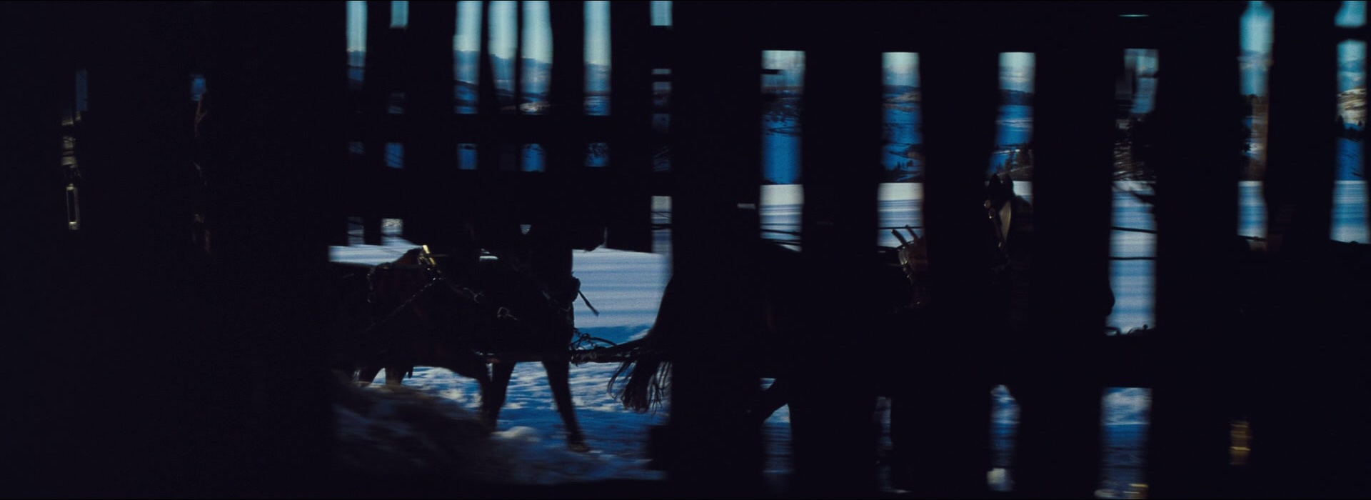 The Hateful Eight (2015), wide, 2.74:1 — film still