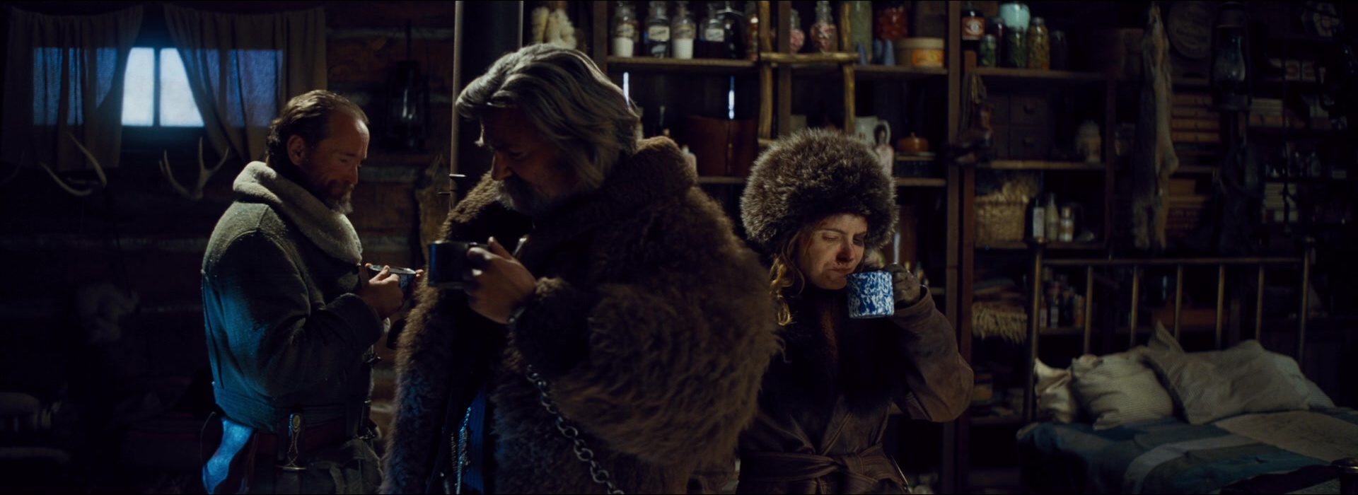 The Hateful Eight (2015), wide, 2.74:1 — film still