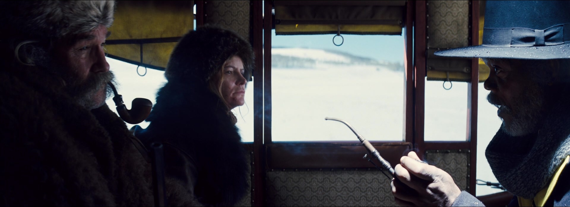 The Hateful Eight (2015), wide, 2.74:1 — film still