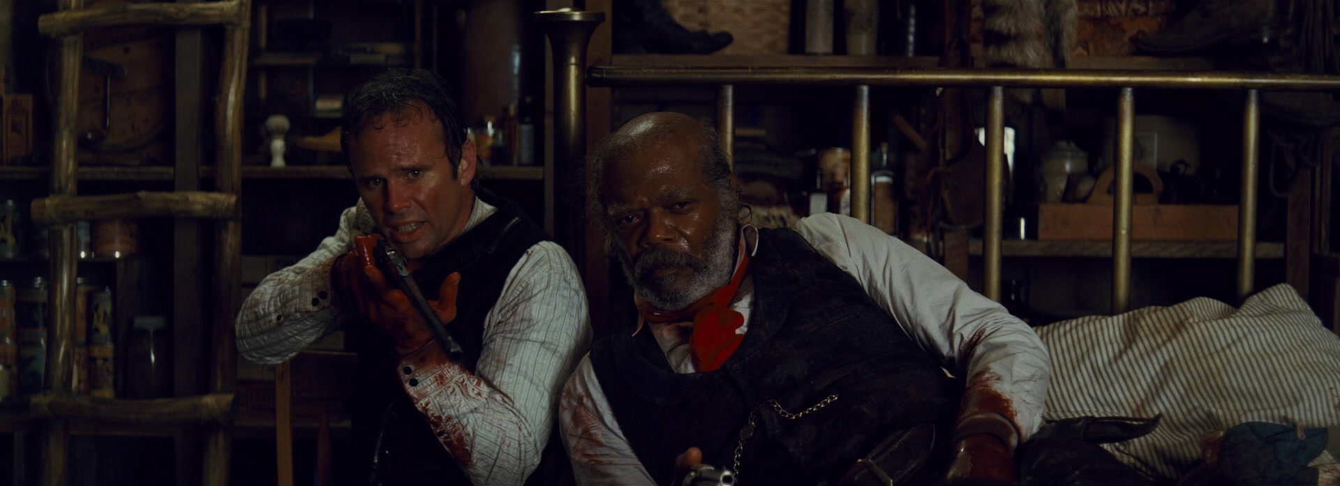 The Hateful Eight (2015), wide, 2.76:1 — film still