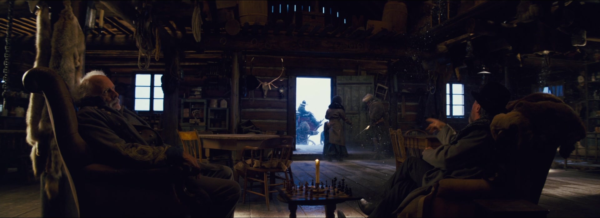 The Hateful Eight (2015), wide, 2.74:1 — film still