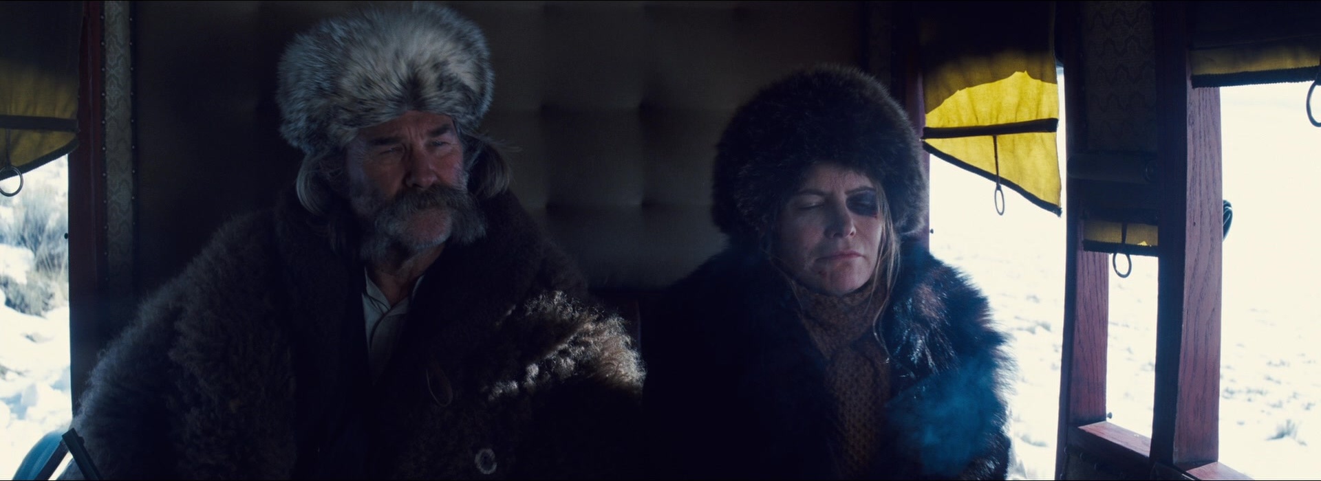The Hateful Eight (2015), close, 2.74:1 — film still