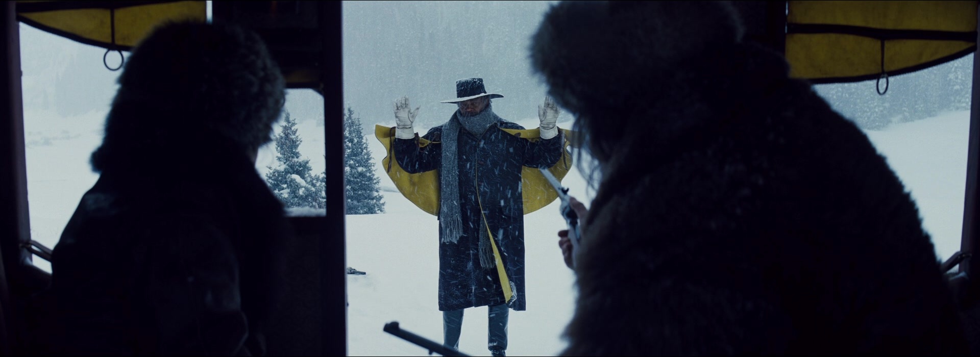 The Hateful Eight (2015), wide, 2.74:1 — film still