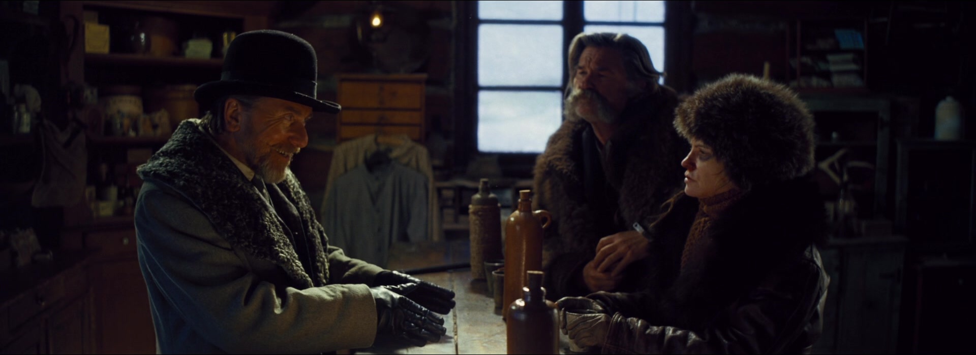 The Hateful Eight (2015), wide, 2.74:1 — film still