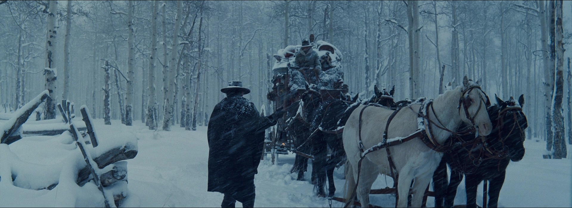 The Hateful Eight (2015), wide, 2.74:1 — film still