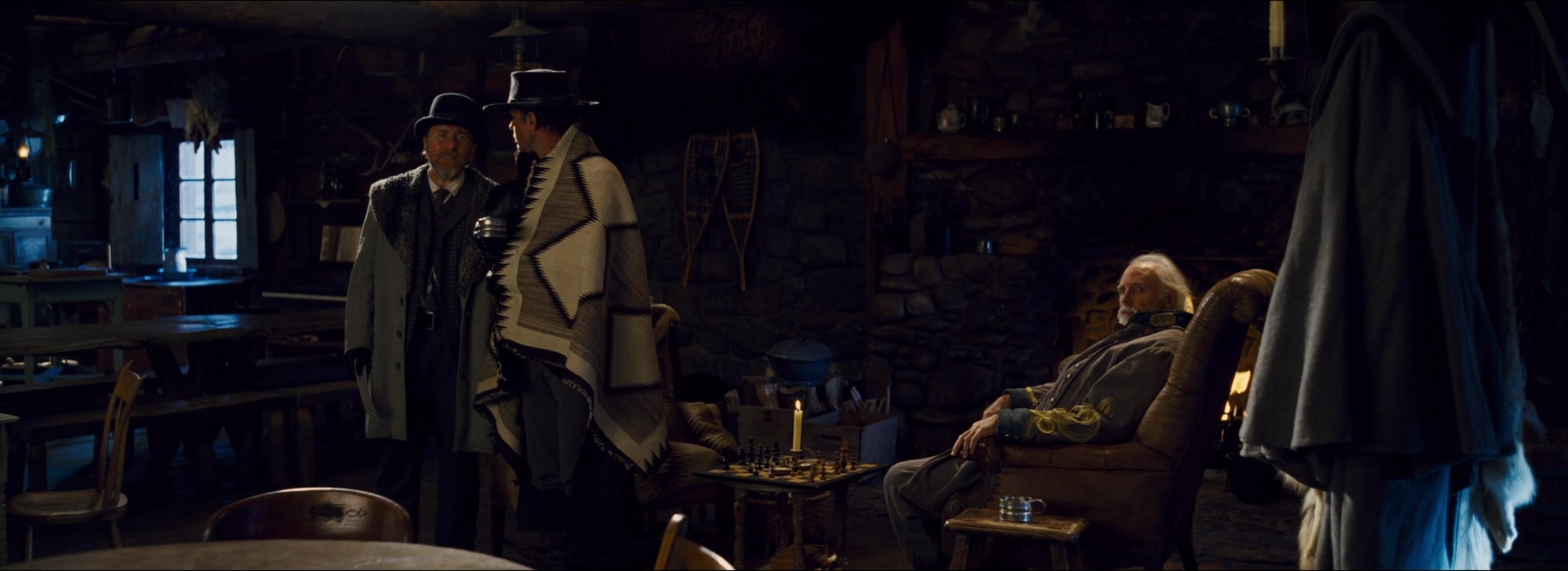 The Hateful Eight (2015), wide, 2.74:1 — film still