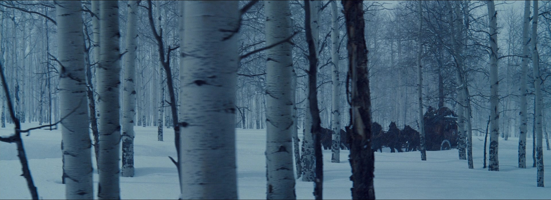The Hateful Eight (2015), wide, 2.74:1 — film still
