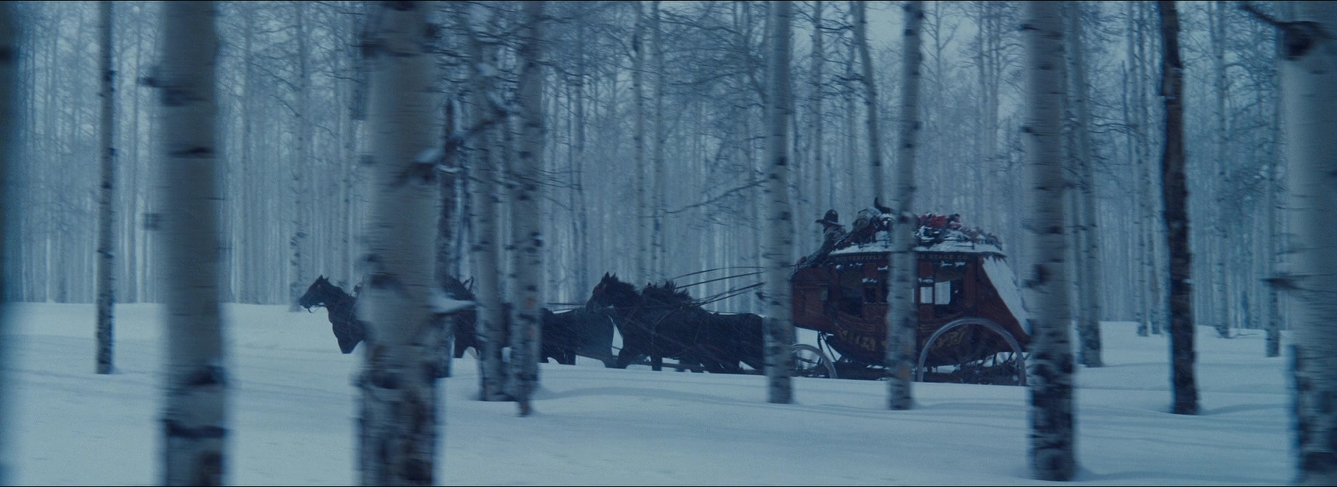 The Hateful Eight (2015), wide, 2.74:1 — film still