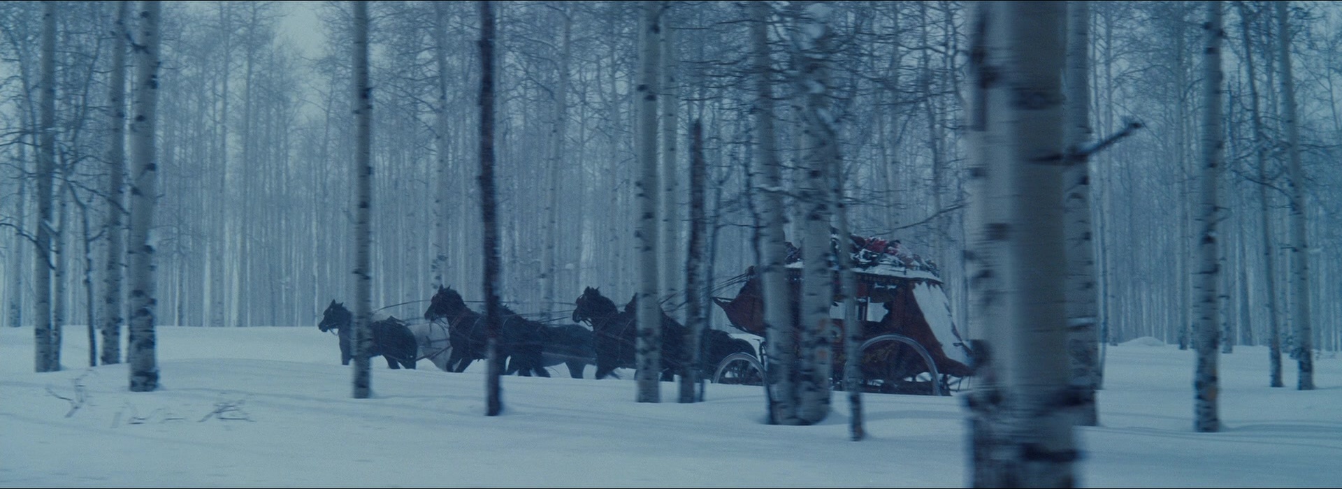 The Hateful Eight (2015), wide, 2.74:1 — film still