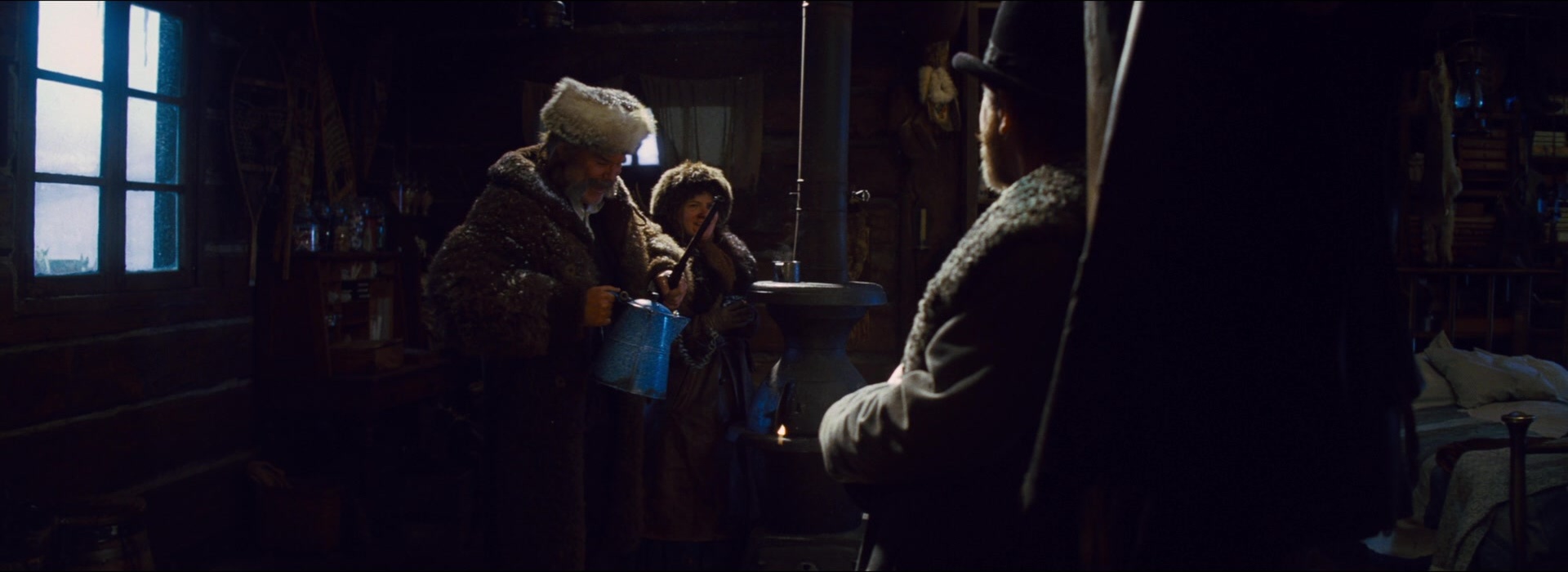 The Hateful Eight (2015), wide, 2.74:1 — film still