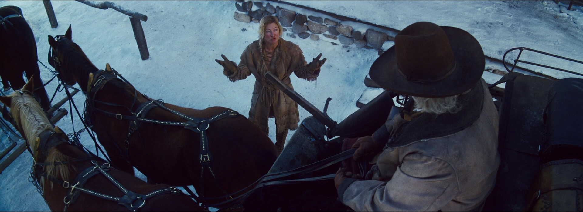 The Hateful Eight (2015), wide, 2.74:1 — film still