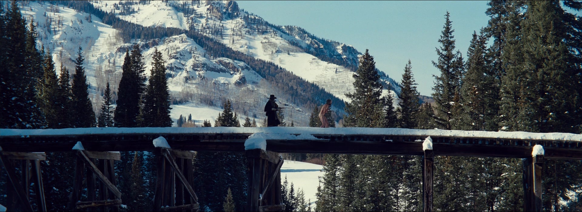 The Hateful Eight (2015), wide, 2.74:1 — film still