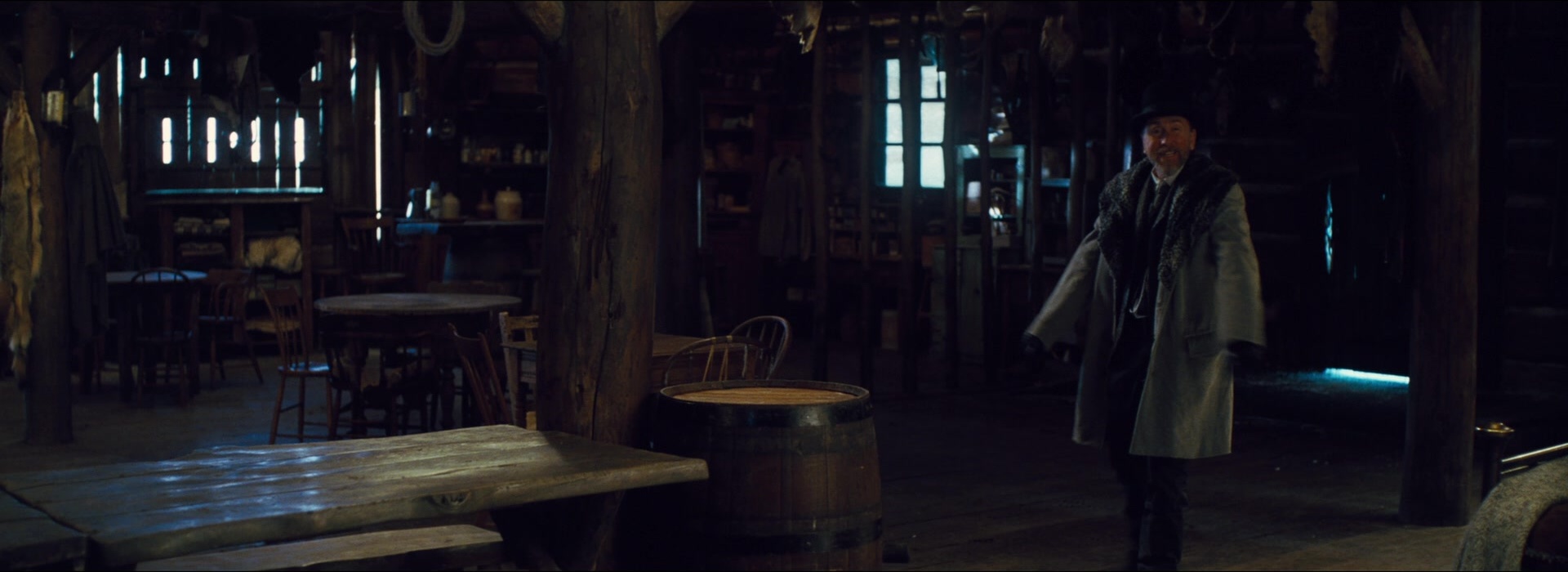 The Hateful Eight (2015), wide, 2.74:1 — film still