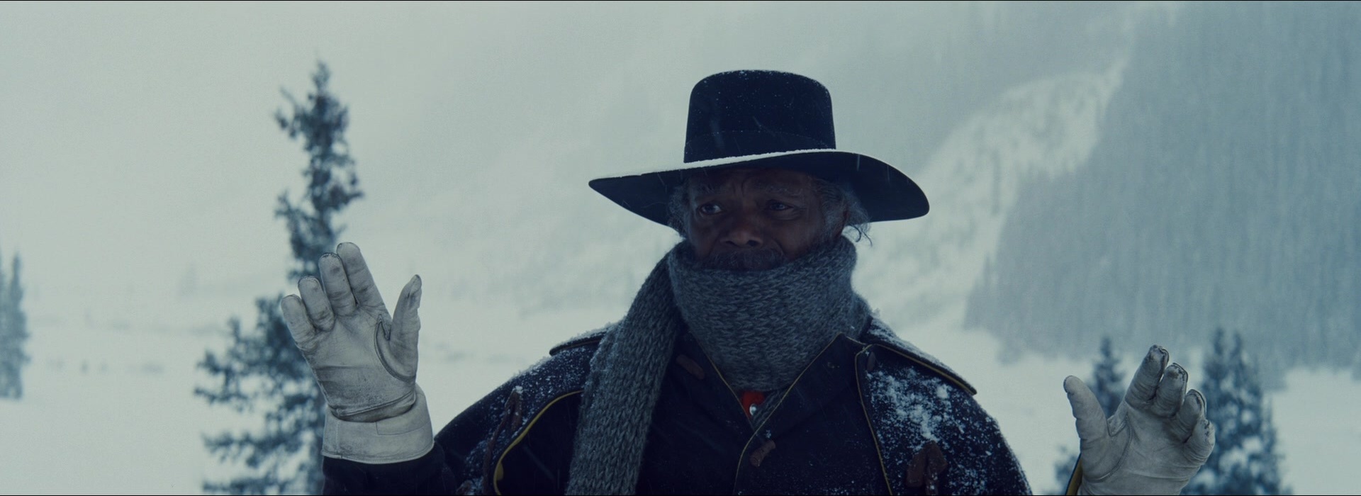 The Hateful Eight (2015), wide, 2.74:1 — film still