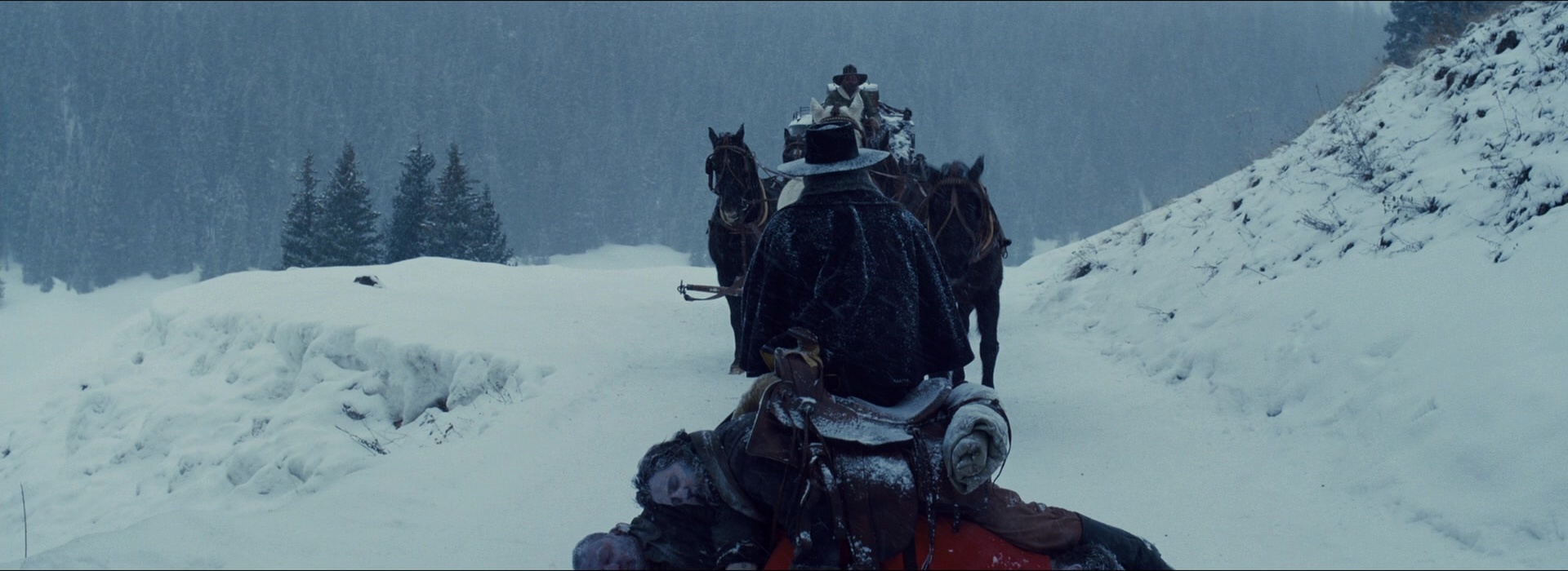 The Hateful Eight (2015), wide, 2.74:1 — film still