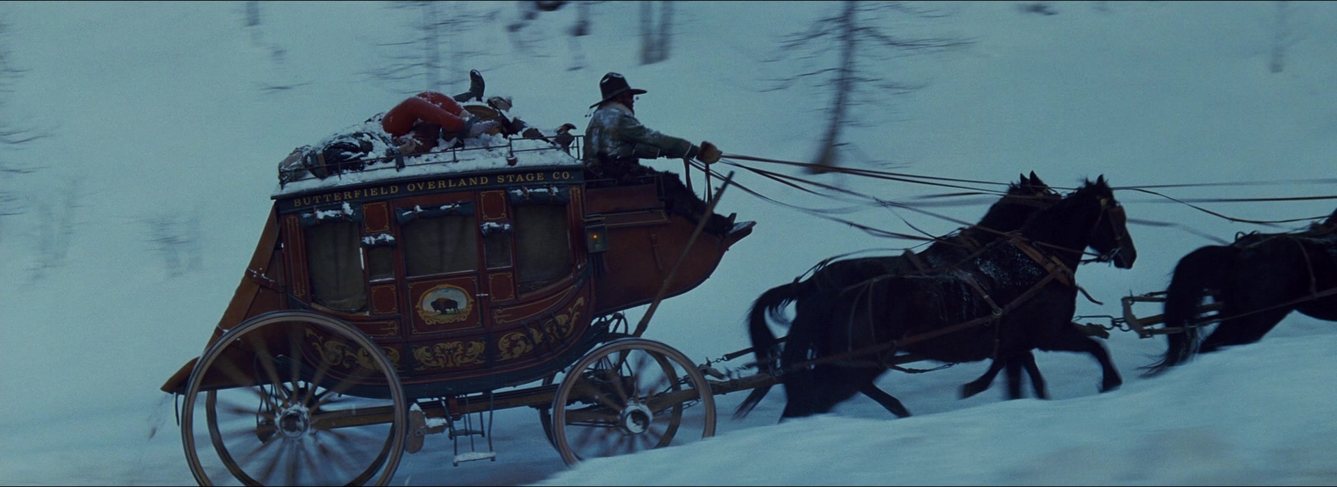 The Hateful Eight (2015), wide, 2.74:1 — film still