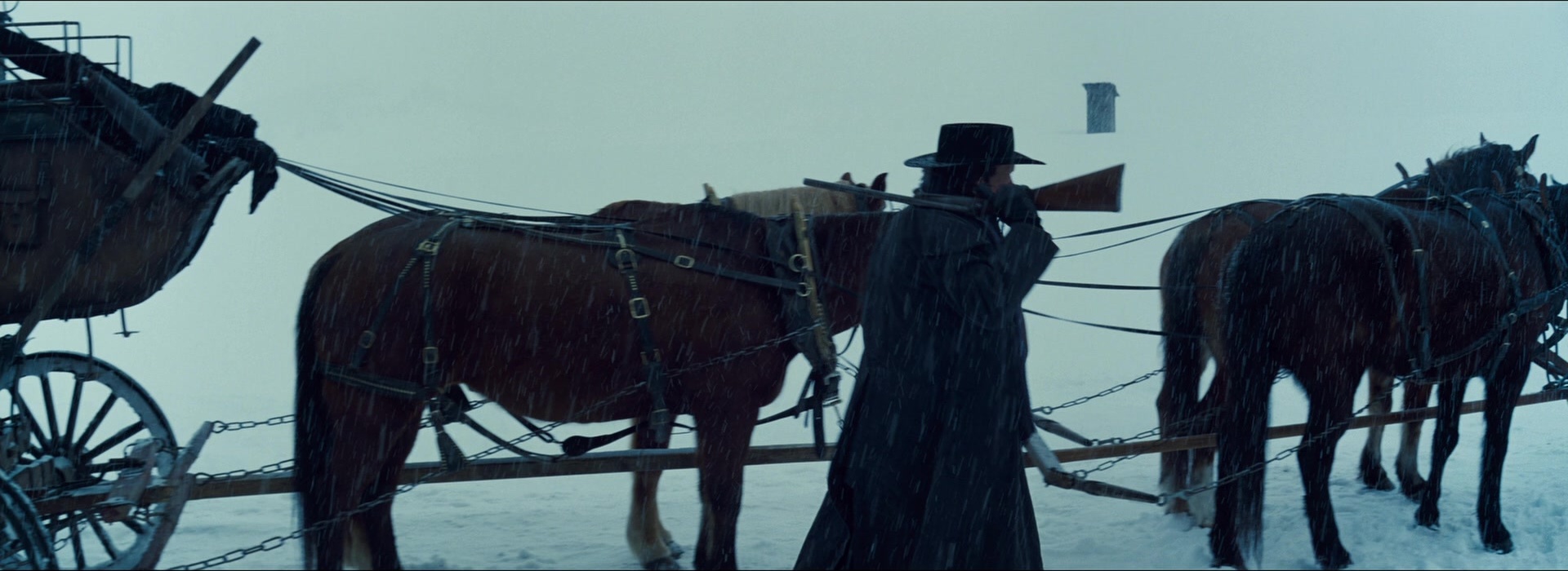 The Hateful Eight (2015), wide, 2.74:1 — film still
