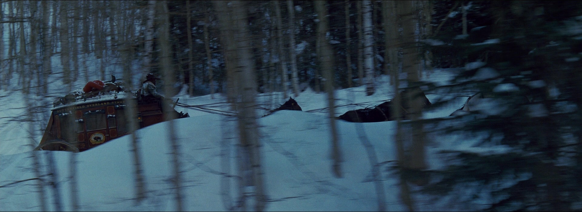 The Hateful Eight (2015), wide, 2.74:1 — film still