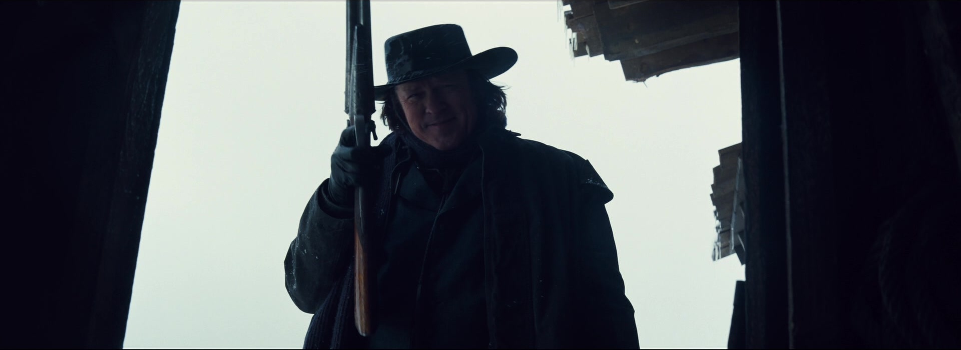 The Hateful Eight (2015), wide, 2.74:1 — film still