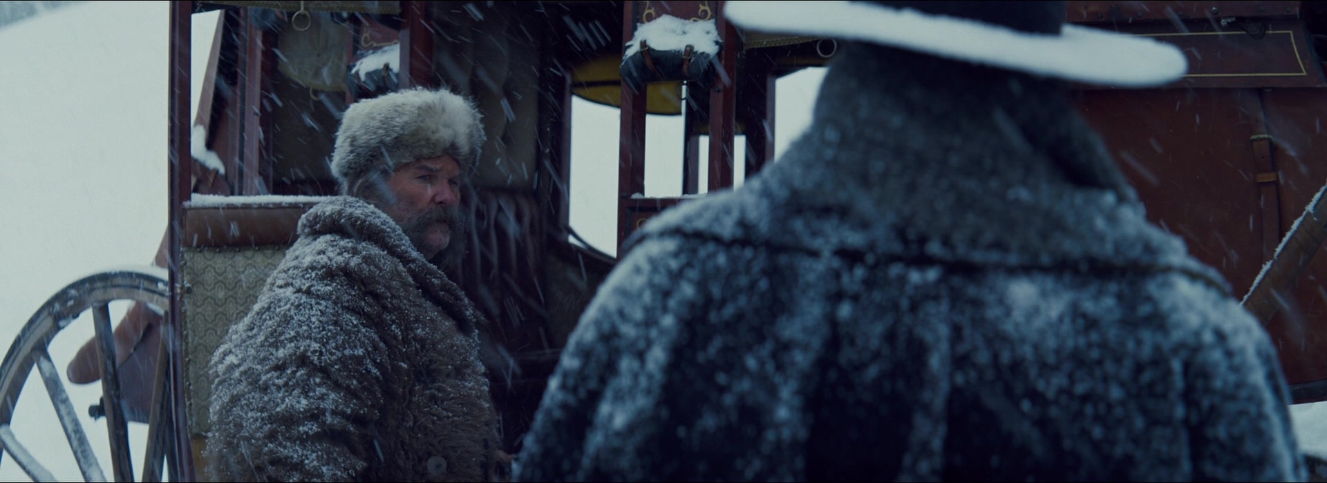 The Hateful Eight (2015), wide, 2.74:1 — film still
