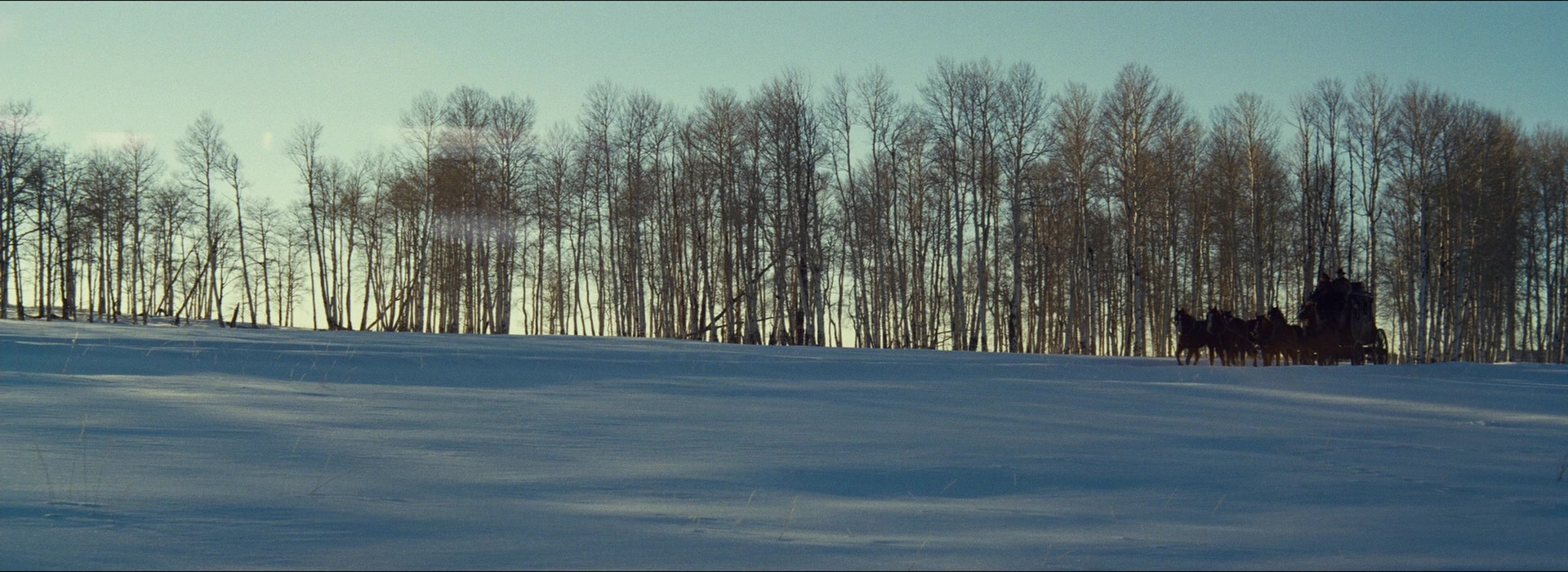 The Hateful Eight (2015), wide, 2.74:1 — film still