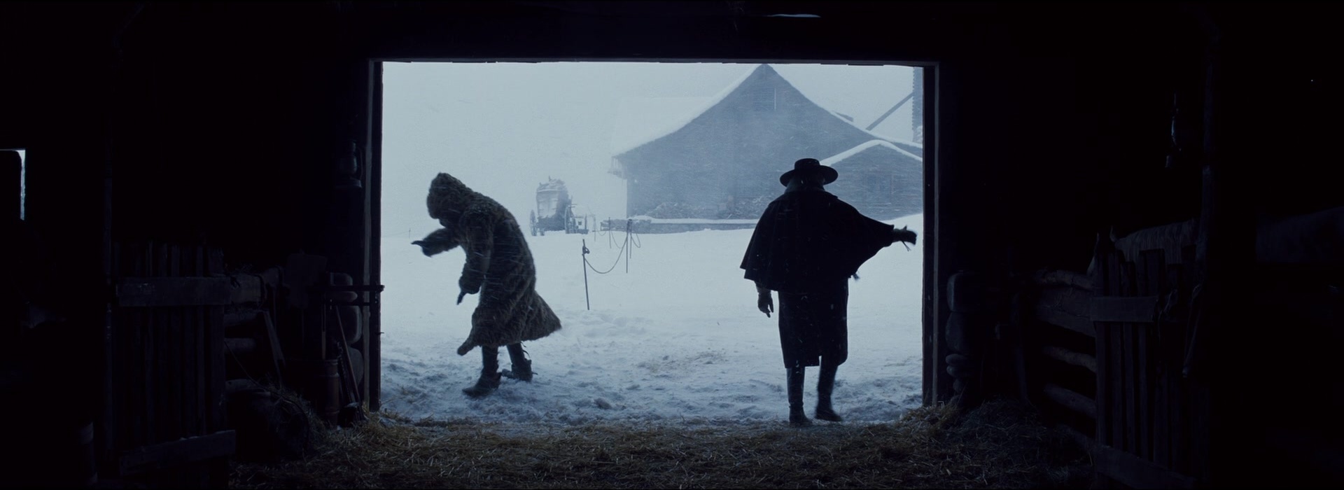 The Hateful Eight (2015), wide, 2.74:1 — film still