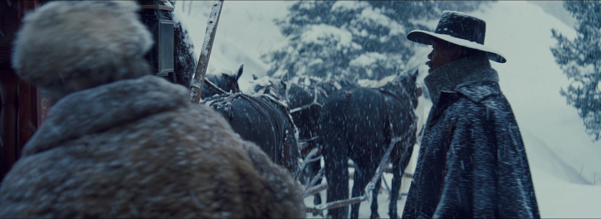 The Hateful Eight (2015), wide, 2.74:1 — film still