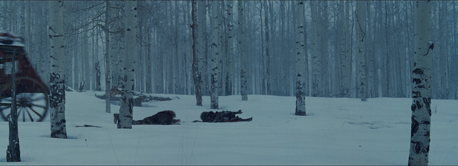 The Hateful Eight (2015), wide, 2.74:1 — film still
