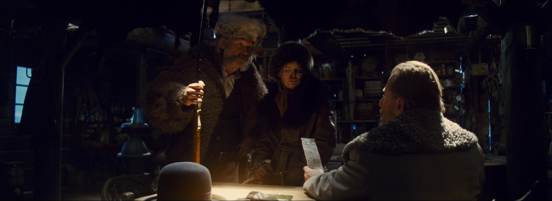 The Hateful Eight (2015), wide, 2.74:1 — film still