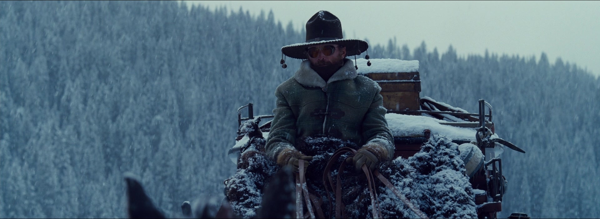 The Hateful Eight (2015), wide, 2.74:1 — film still
