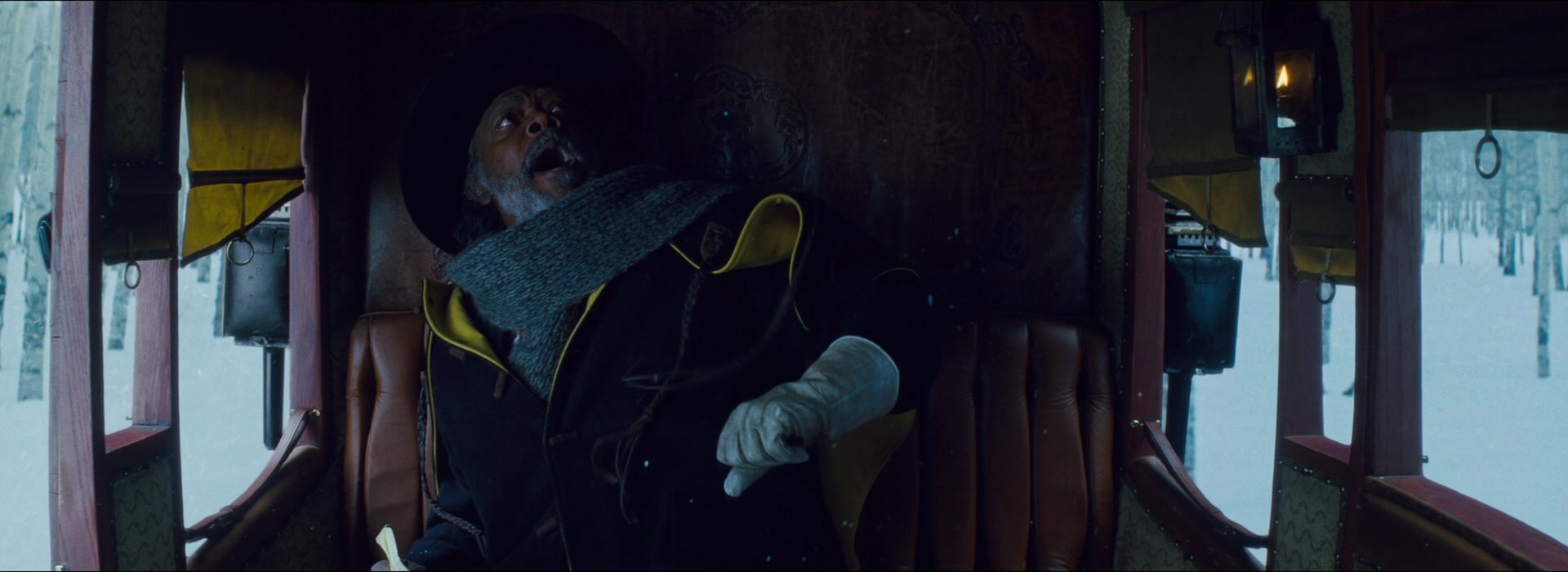 The Hateful Eight (2015), wide, 2.74:1 — film still