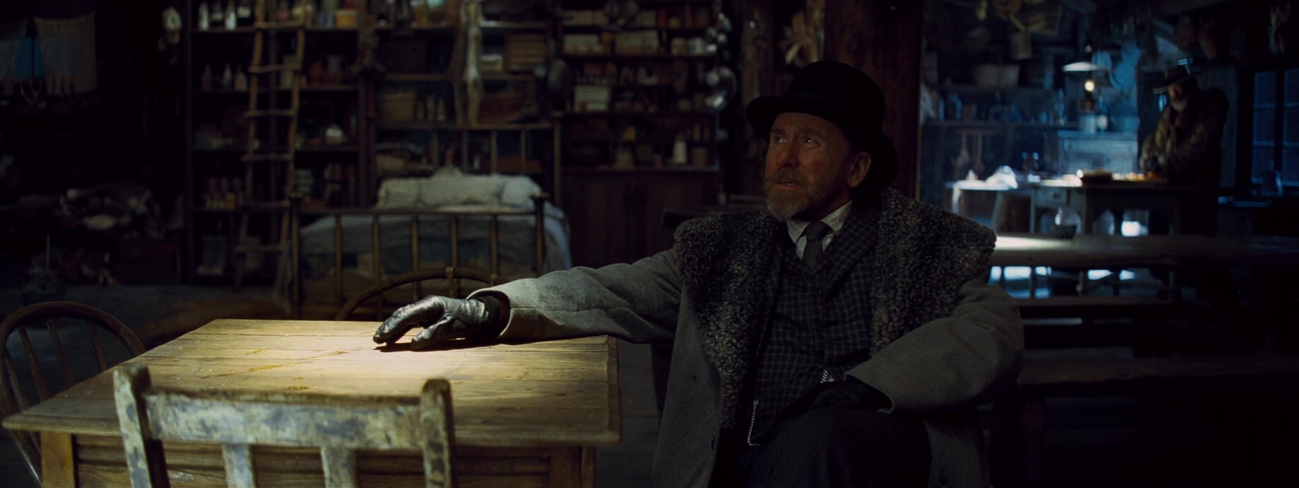 The Hateful Eight (2015), wide, 2.66:1 — film still