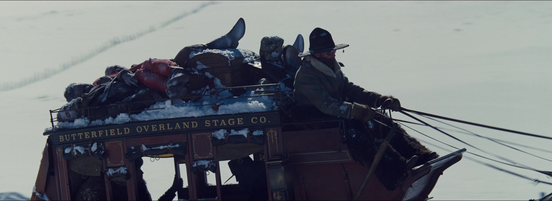 The Hateful Eight (2015), wide, 2.74:1 — film still
