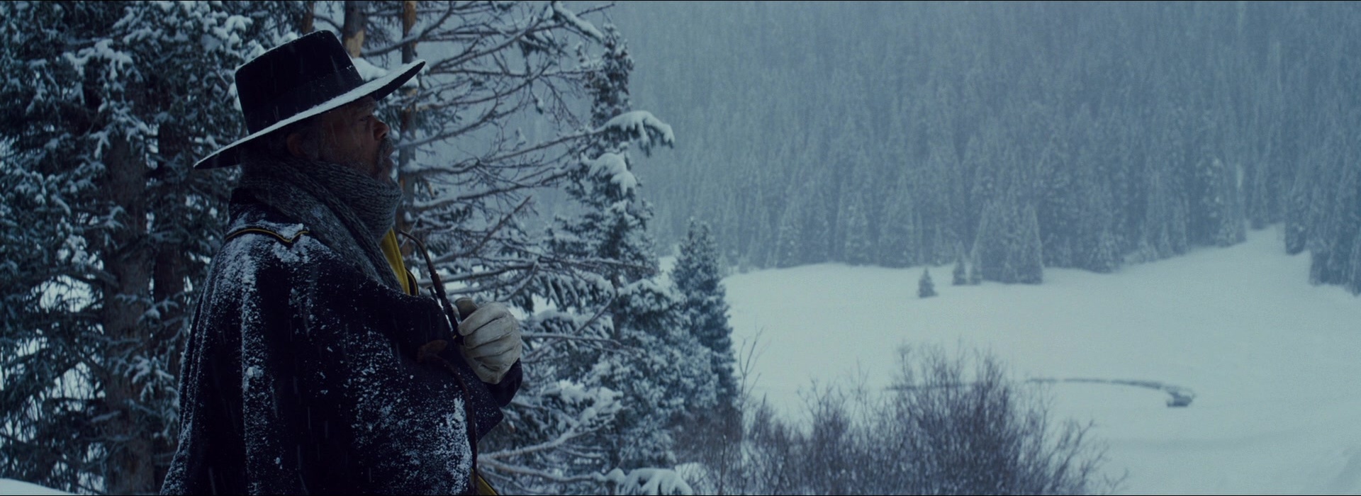 The Hateful Eight (2015), wide, 2.74:1 — film still