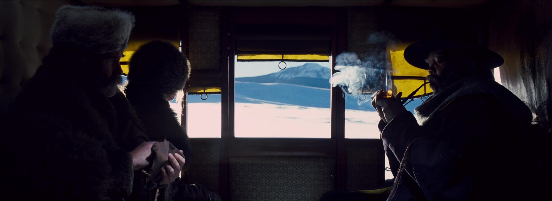 The Hateful Eight (2015), wide, 2.74:1 — film still