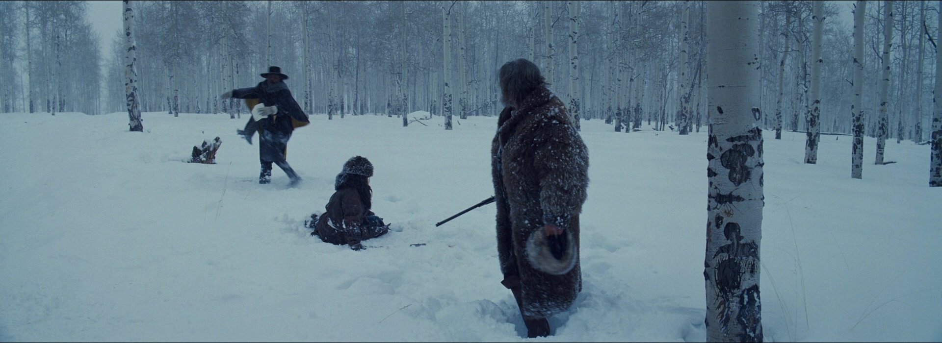 The Hateful Eight (2015), wide, 2.74:1 — film still