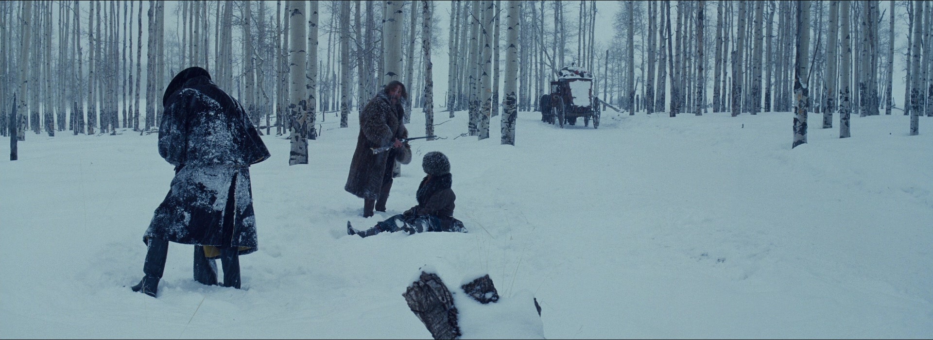 The Hateful Eight (2015), wide, 2.74:1 — film still
