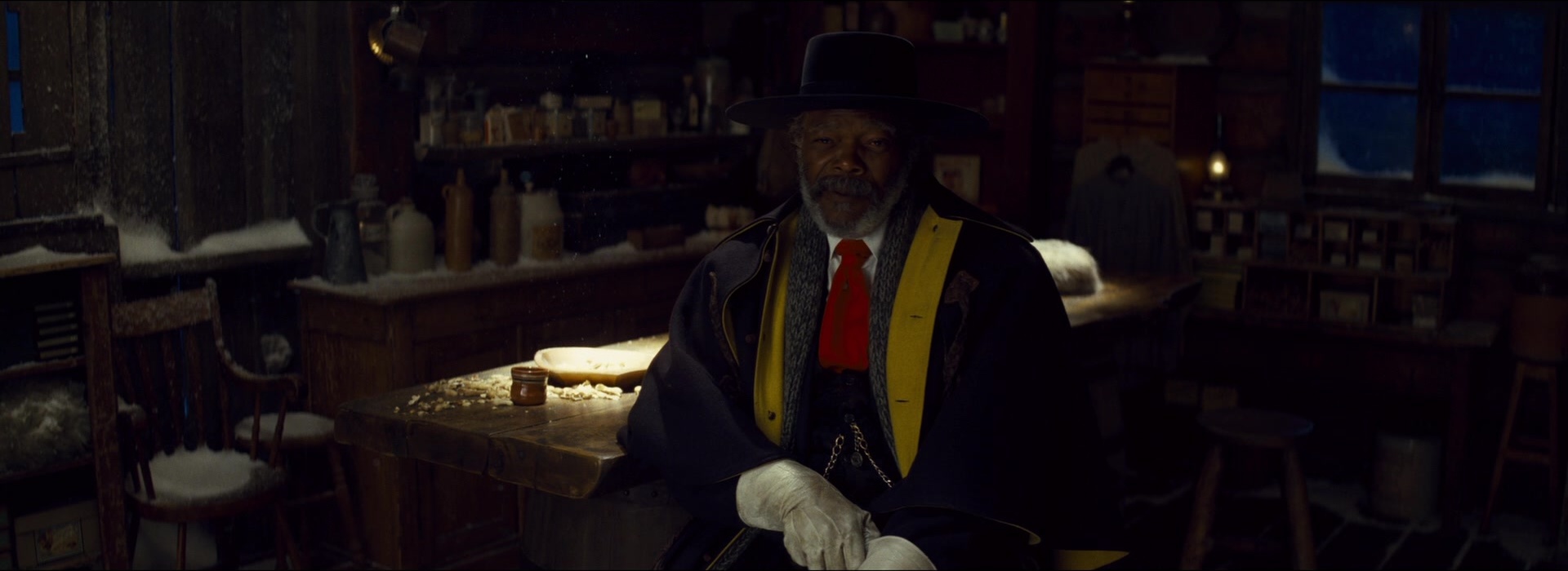 The Hateful Eight (2015), wide, 2.74:1 — film still