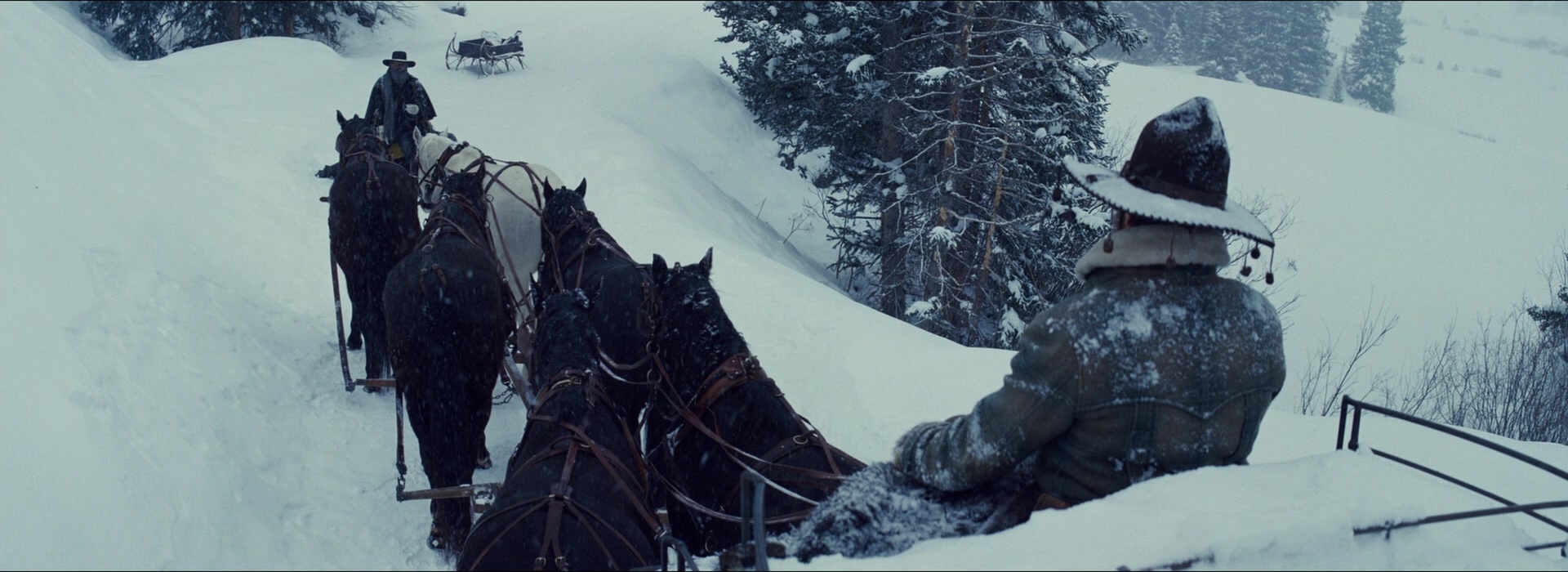 The Hateful Eight (2015), wide, 2.74:1 — film still