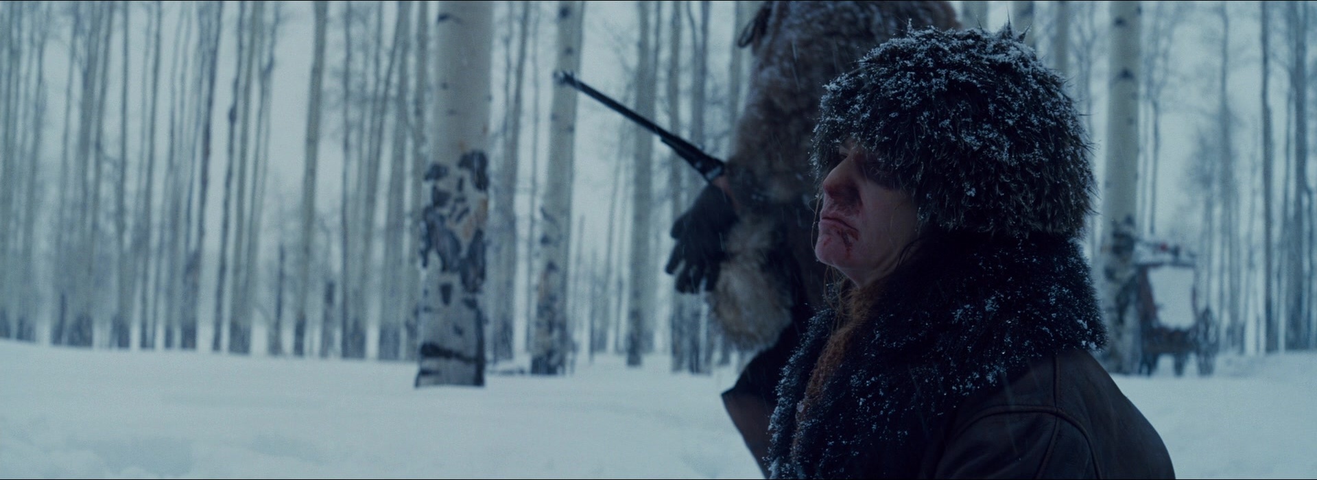 The Hateful Eight (2015), wide, 2.74:1 — film still