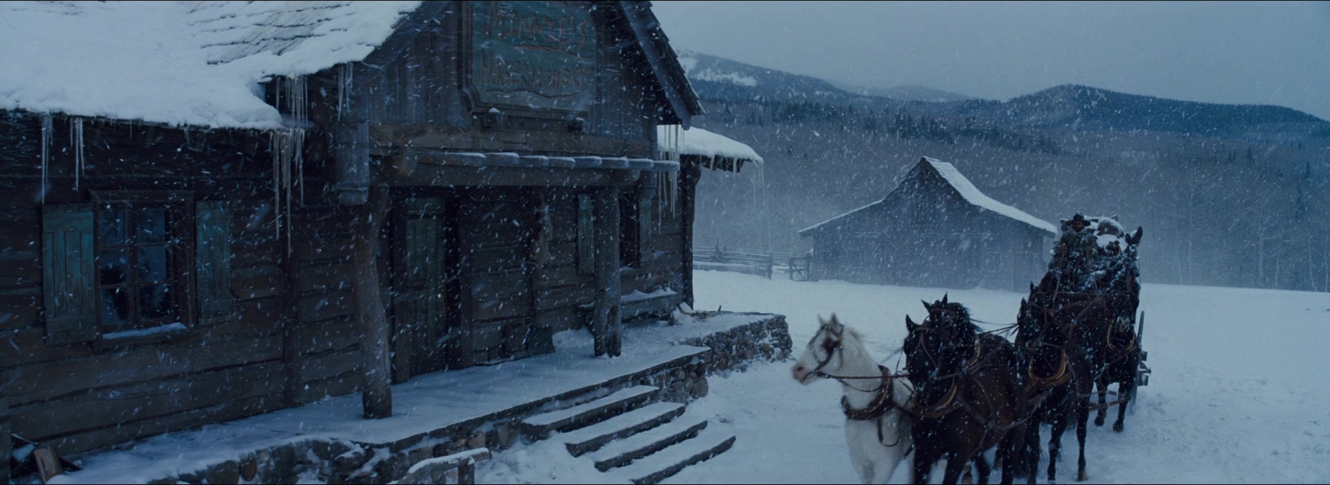 The Hateful Eight (2015), wide, 2.74:1 — film still