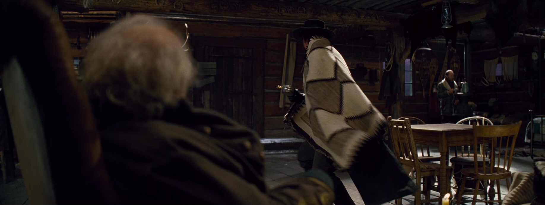 The Hateful Eight (2015), wide, 2.66:1 — film still