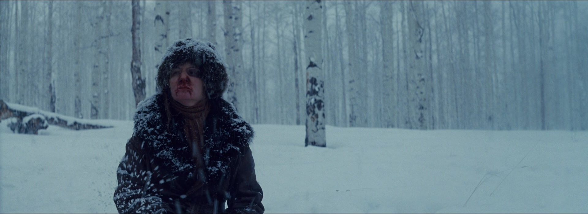The Hateful Eight (2015), wide, 2.74:1 — film still