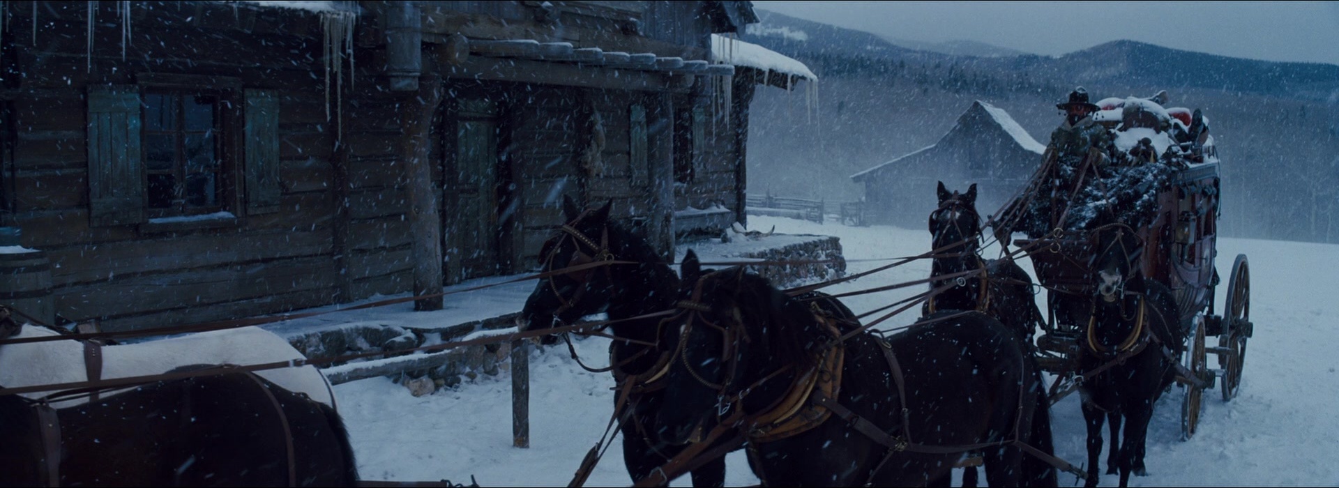 The Hateful Eight (2015), wide, 2.74:1 — film still