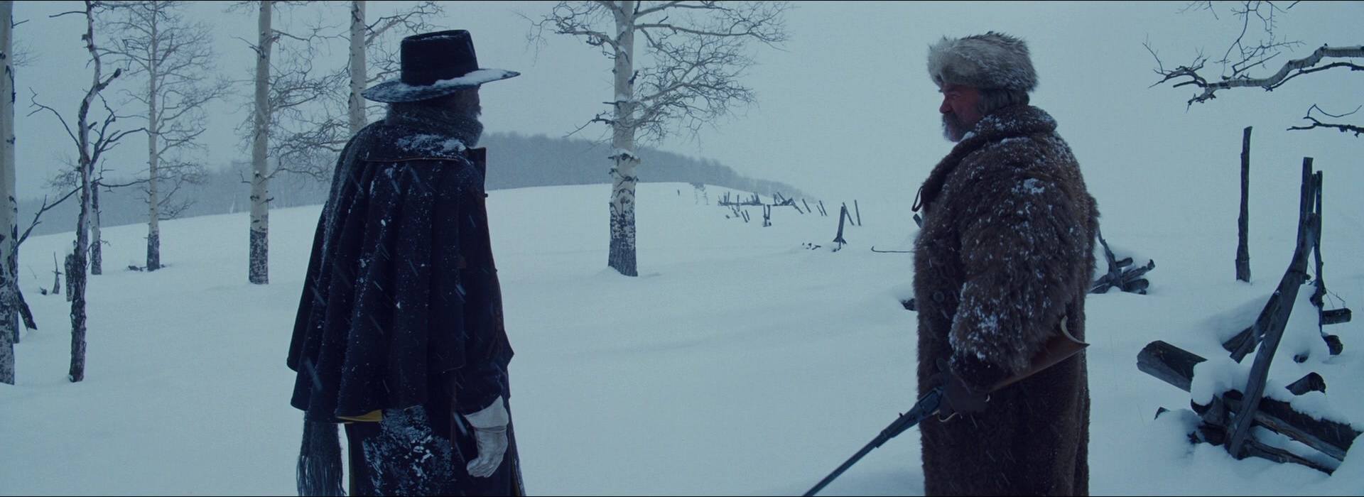The Hateful Eight (2015), wide, 2.74:1 — film still