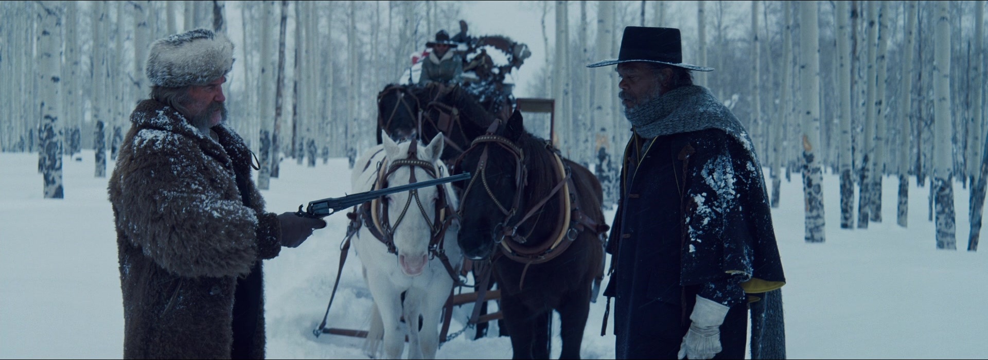 The Hateful Eight (2015), wide, 2.74:1 — film still