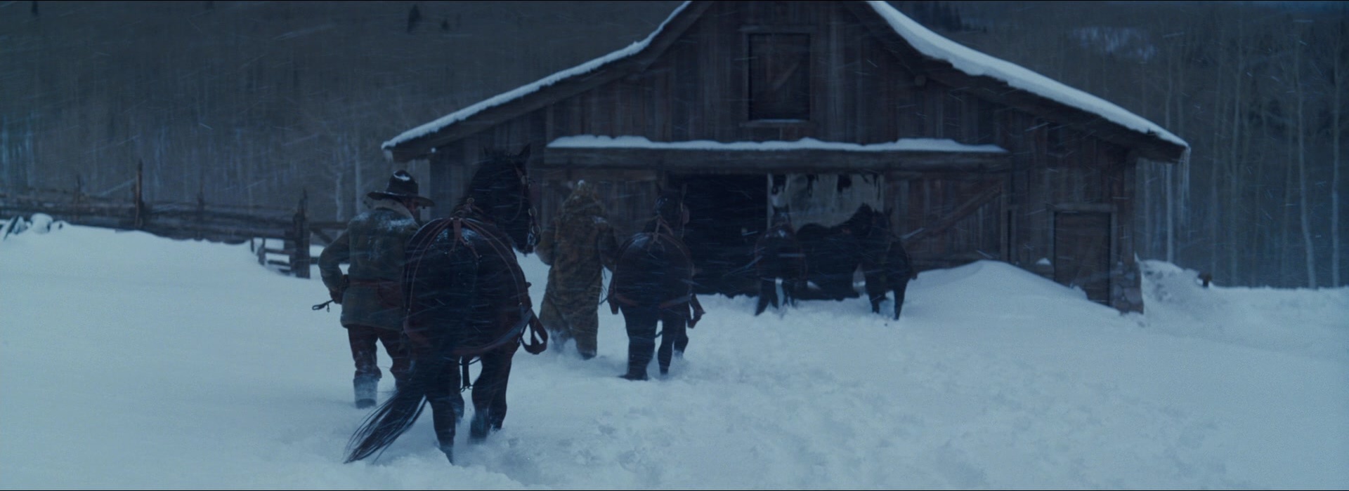 The Hateful Eight (2015), wide, 2.74:1 — film still