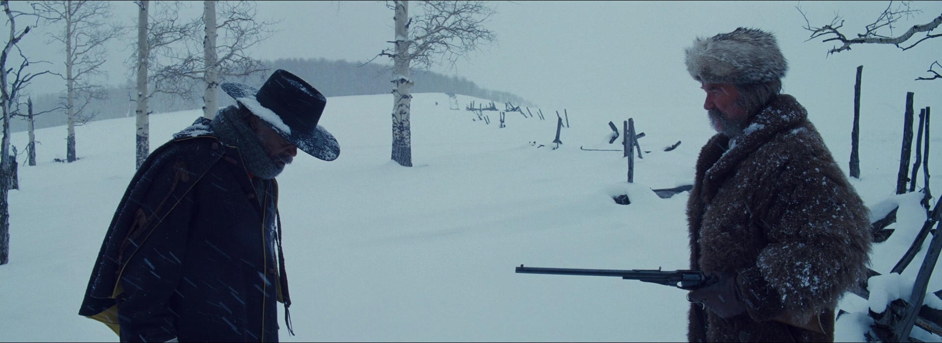 The Hateful Eight (2015), wide, 2.74:1 — film still